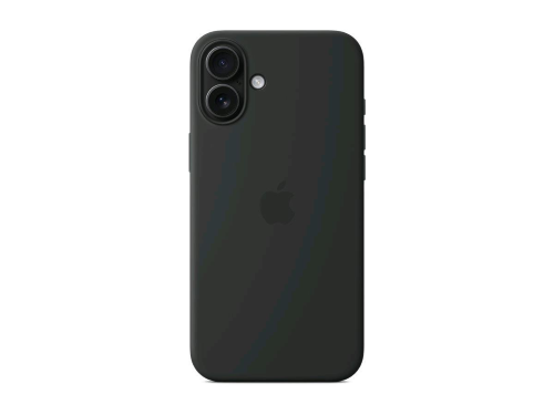 APPLE iPHONE 16 PLUS SILICONE CASE COVER MagSafe IN SILICONE NERO